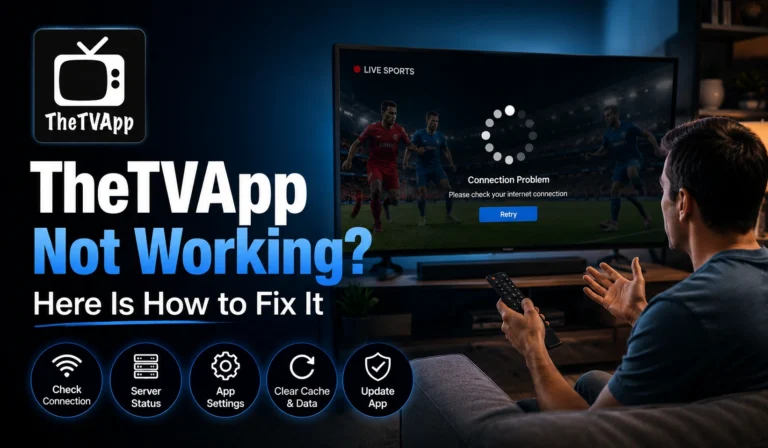 TheTVApp Not Working? Here Is How to Fix It